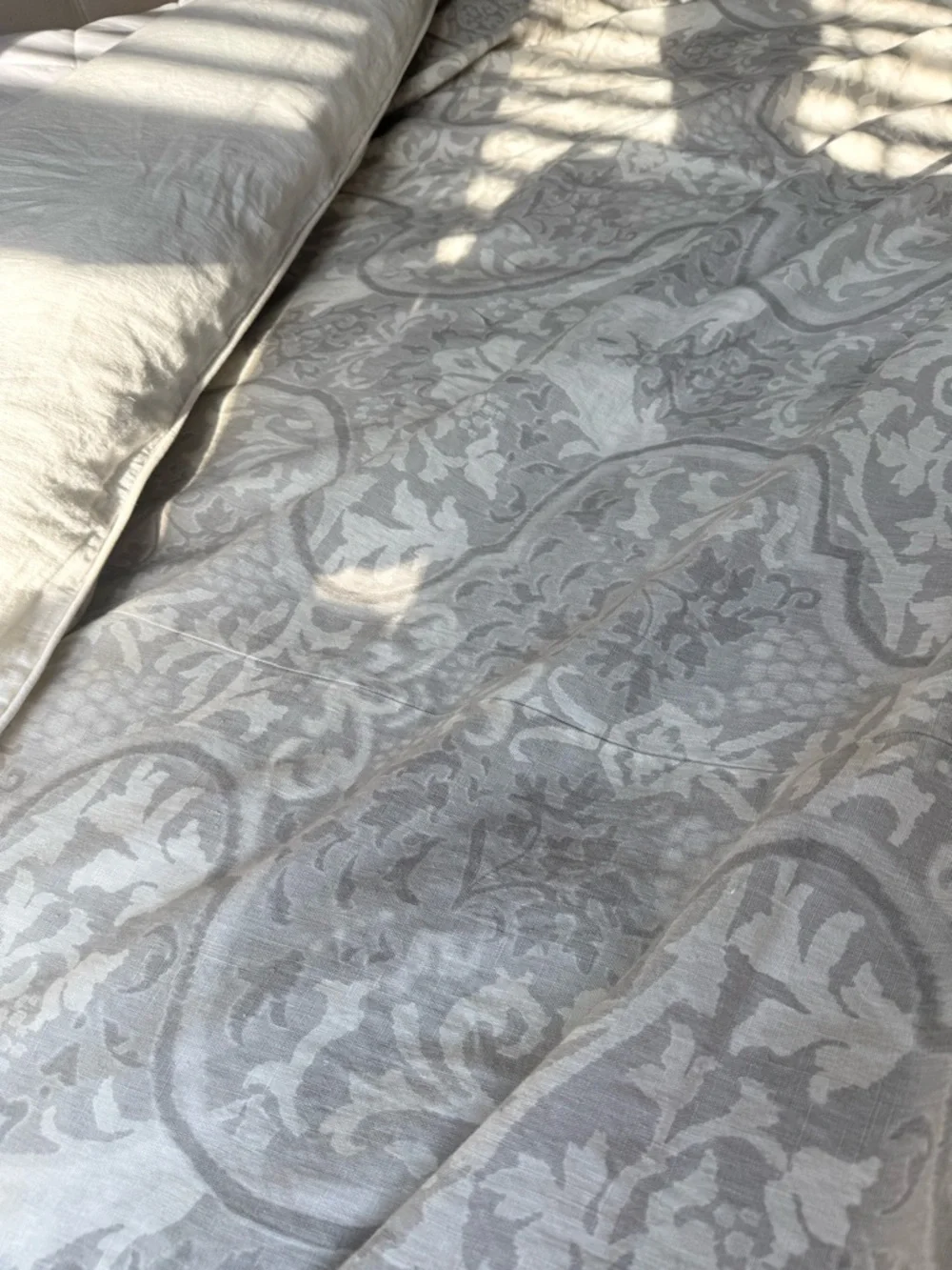 PEACOCK ALLEY 100% Linen KING Duvet Cover